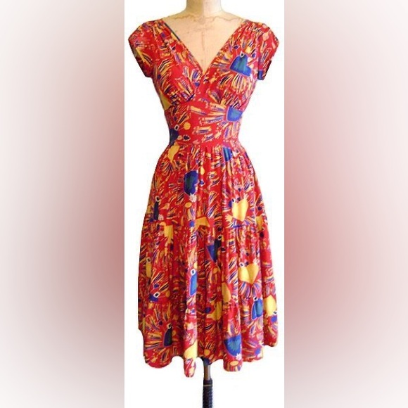 EUC Trashy Diva SILK Sacred Hearts Bonita RARE - Picture 2 of 7